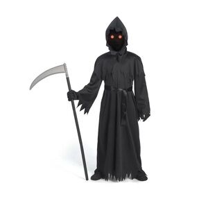 New - Spooktacular Creations Kids Grim Reaper Costume - Black